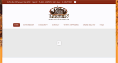 Desktop Screenshot of parowan.org